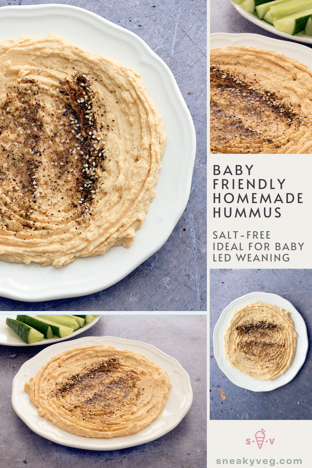 Homemade hummus for babies Sneaky Veg