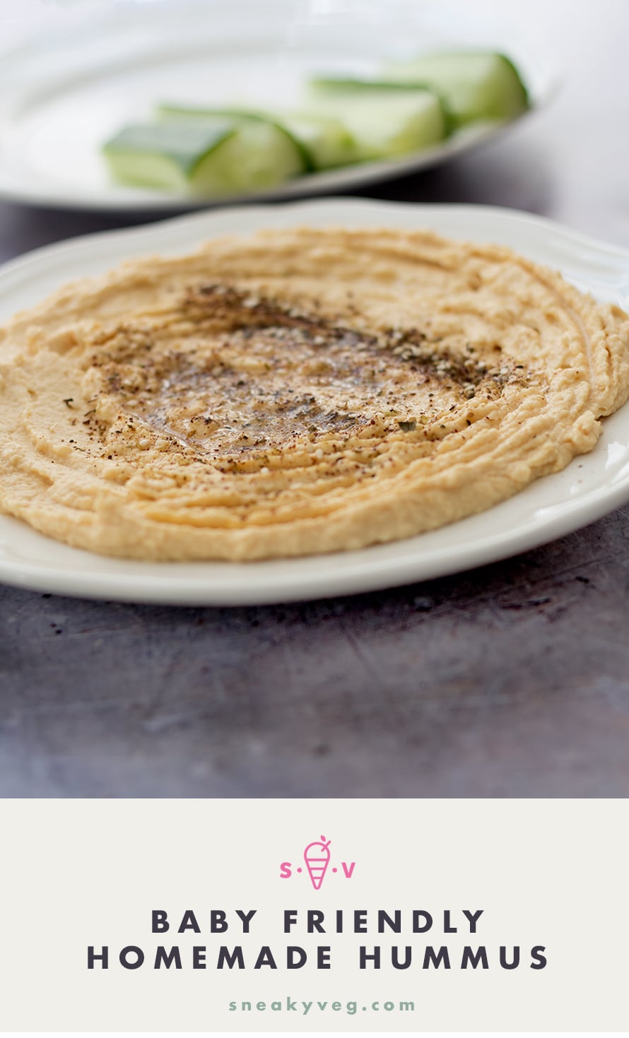 Homemade hummus for babies Sneaky Veg