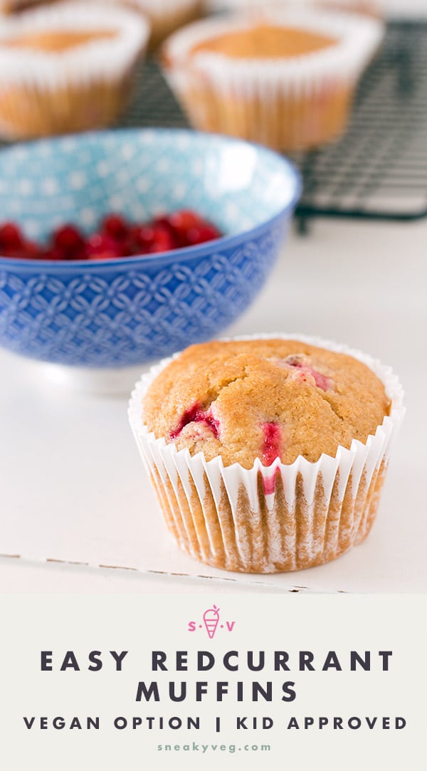 easy redcurrant muffins recipe
