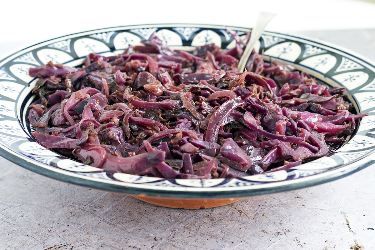 Easy Christmas red cabbage recipe