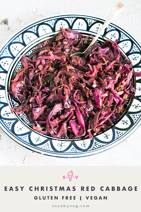 Easy Christmas red cabbage recipe Sneaky Veg