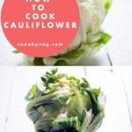 uncooked cauliflower