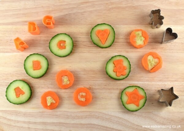 carrot cucumber coins