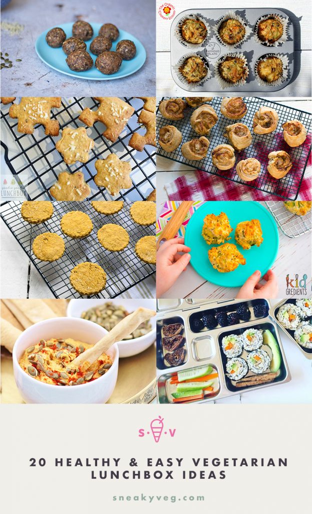healthy and easy vegetarian lunchbox ideas for kids