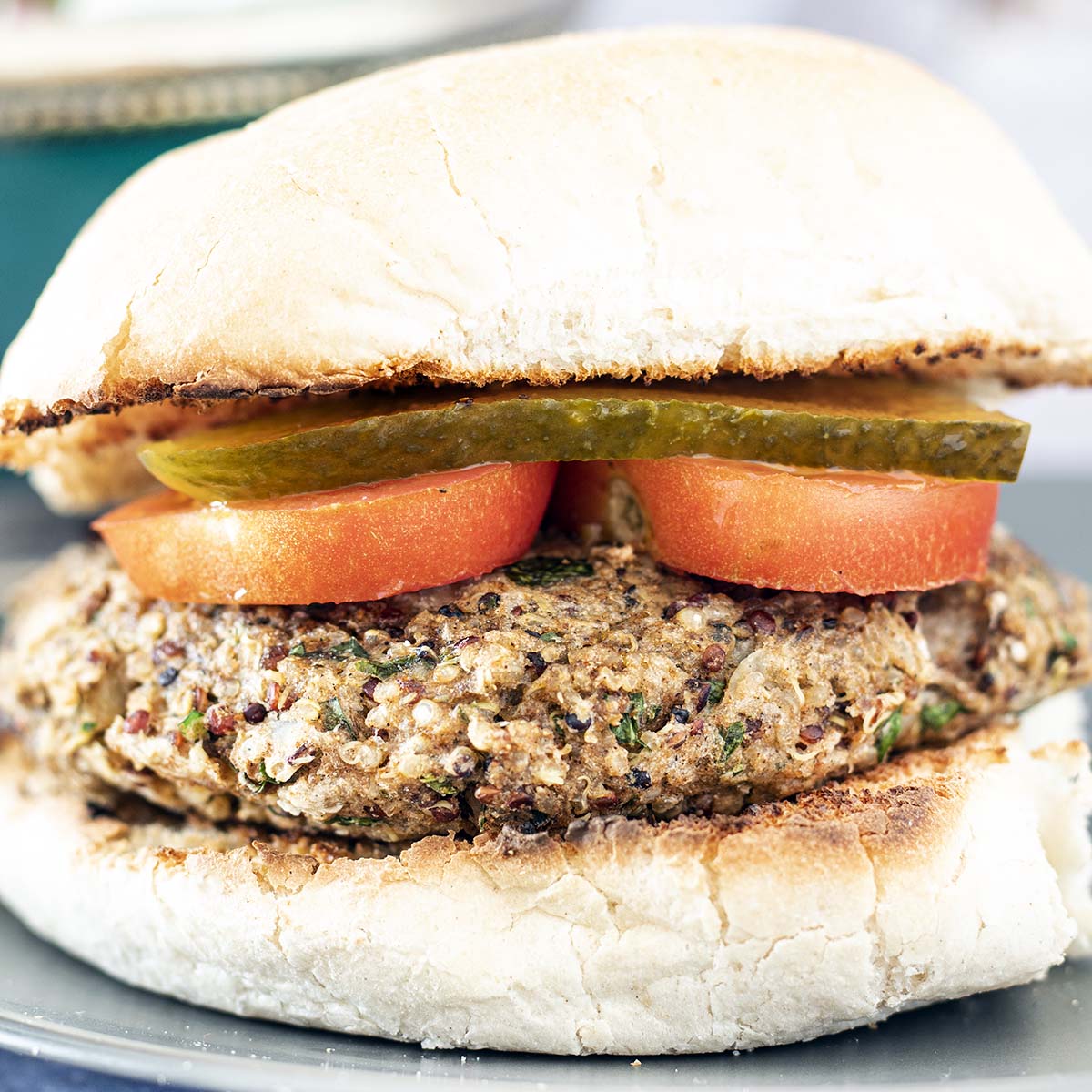 Potato and quinoa burgers vegan Sneaky Veg