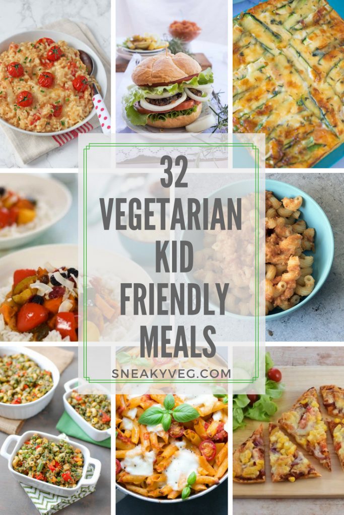 32 vegetarian kids meals