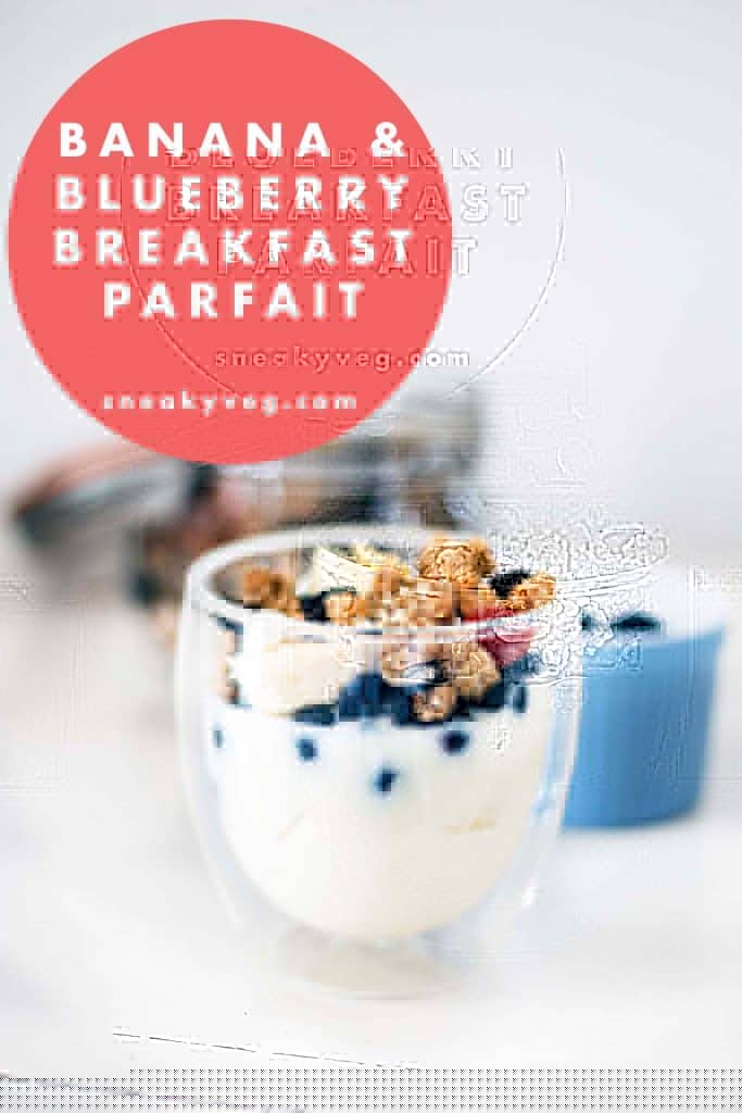 breakfast parfait in glass