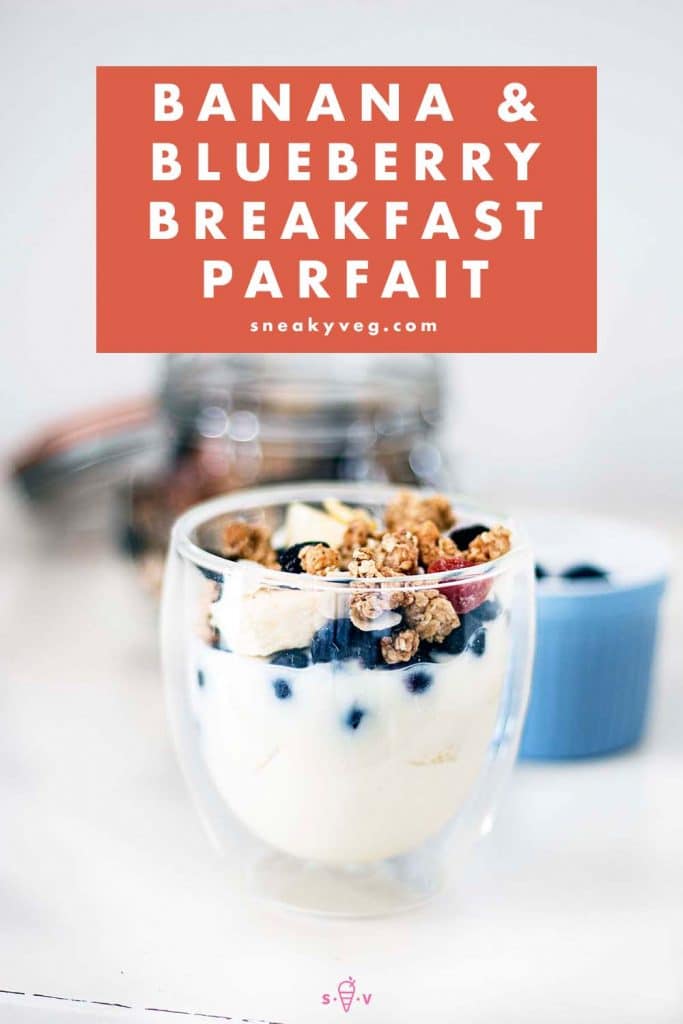 breakfast parfait in glass