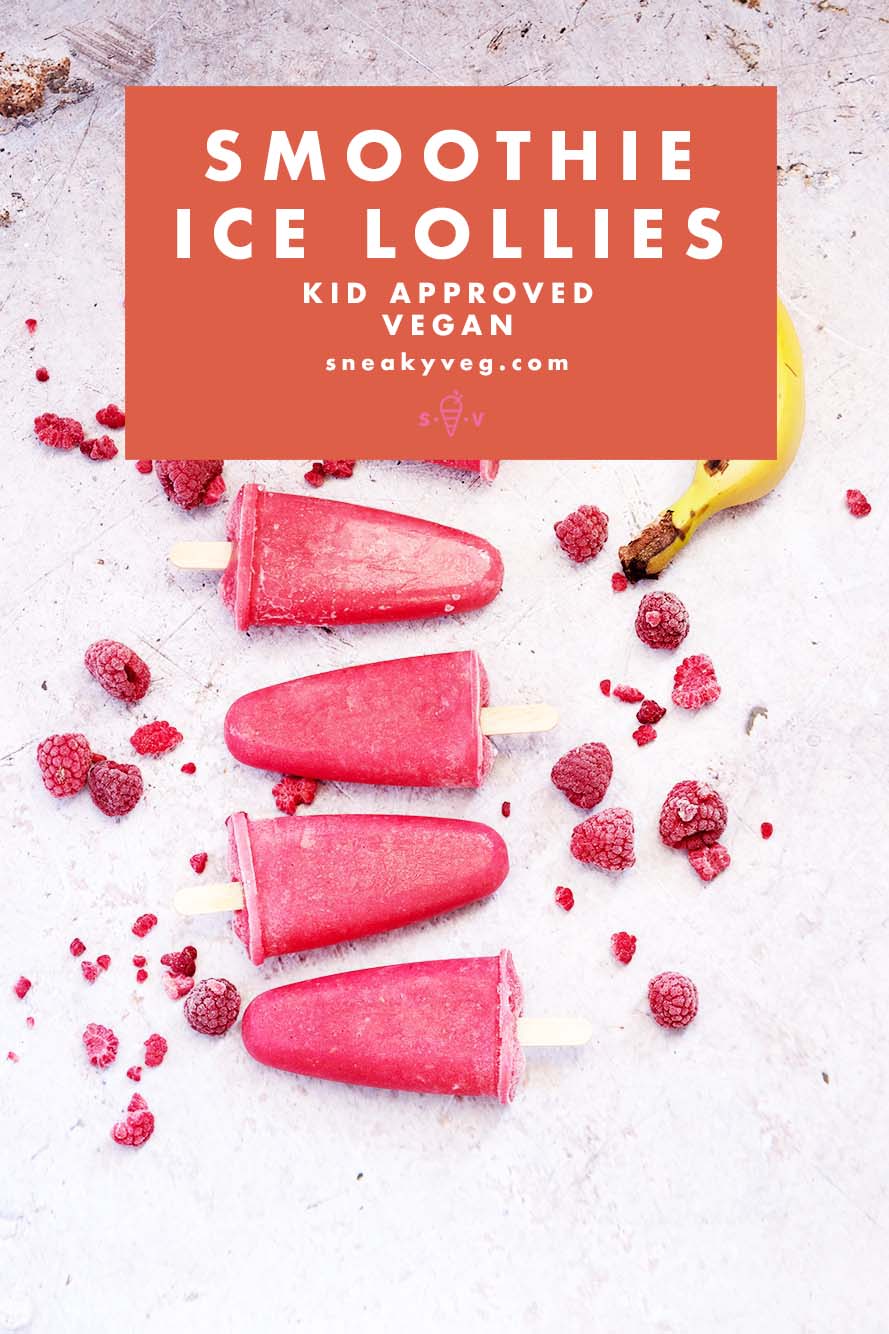 Fruity smoothie ice lollies Sneaky Veg