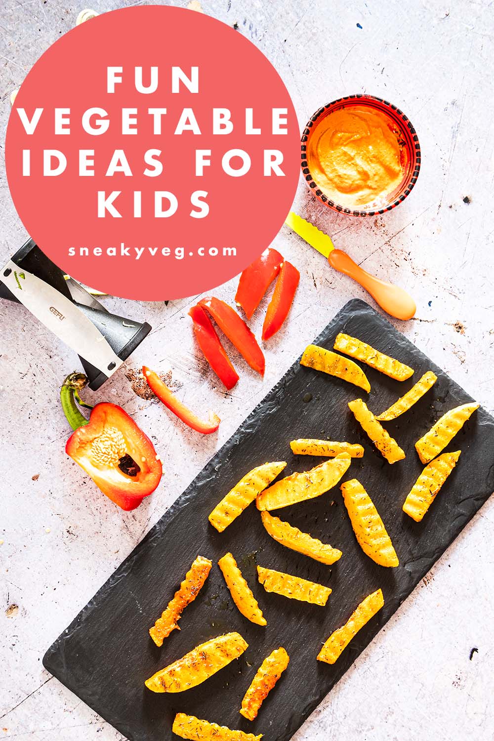 Fun vegetable ideas for kids - Sneaky Veg