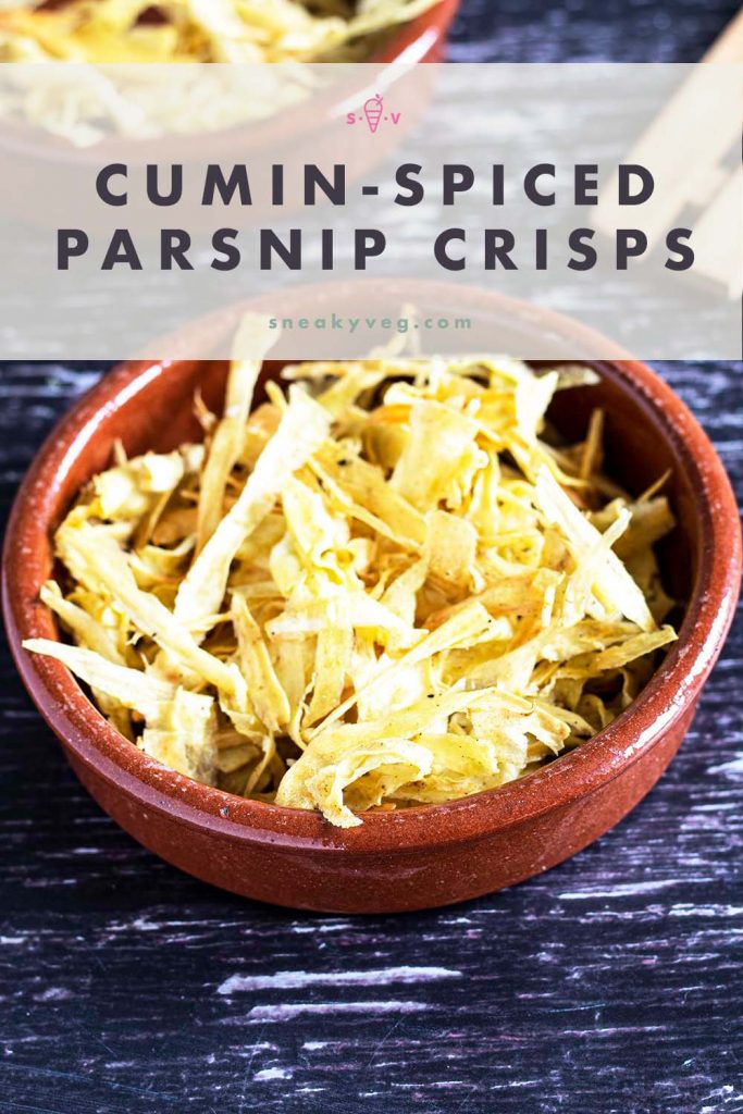 parsnip crisps in bowl