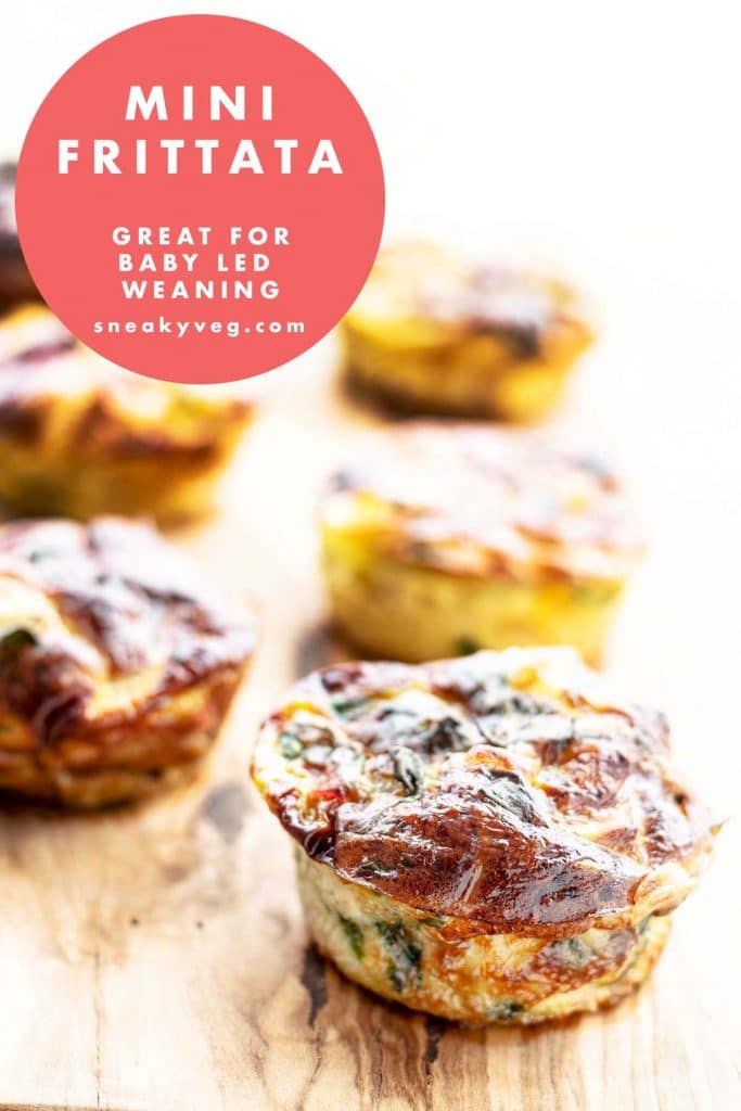 mini frittata on board