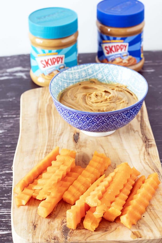 Carrots and peanut butter a delicious and easy snack Sneaky Veg