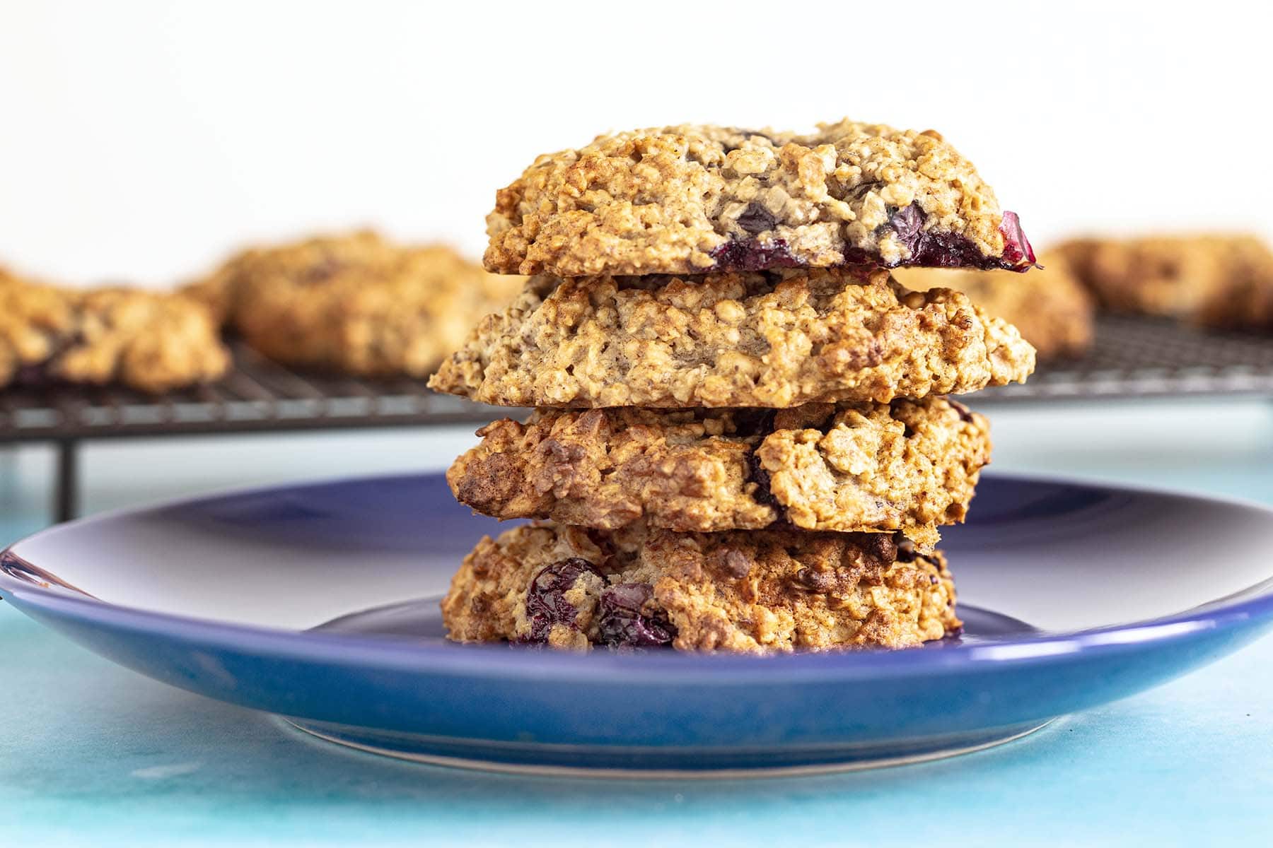 peanut butter and blueberry cookies