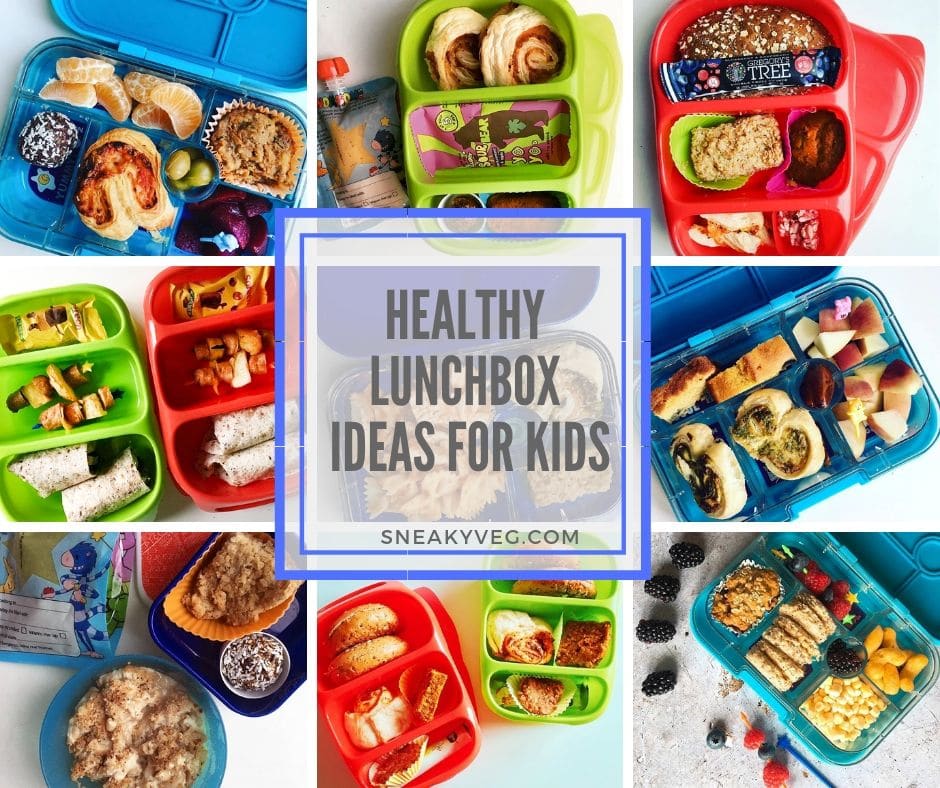 lunchbox collage - healthy lunchbox ideas for kids