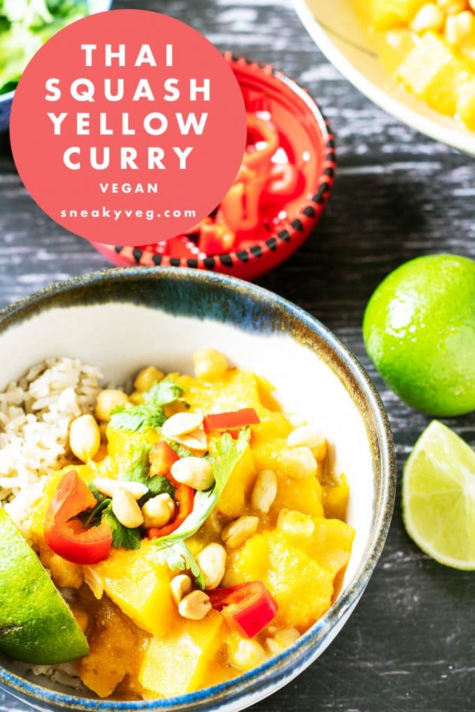 Thai butternut squash yellow curry