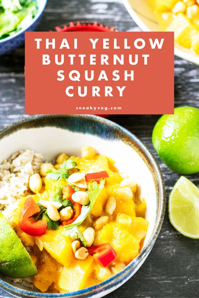 Thai butternut squash yellow curry