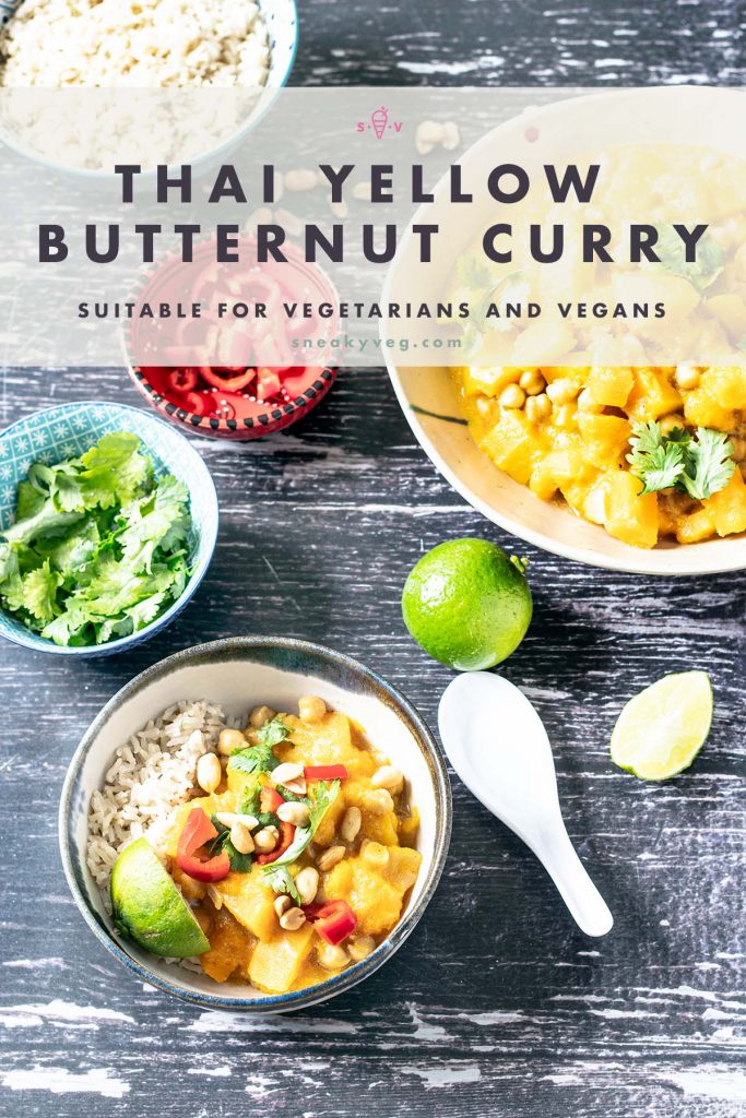 Thai butternut squash yellow curry