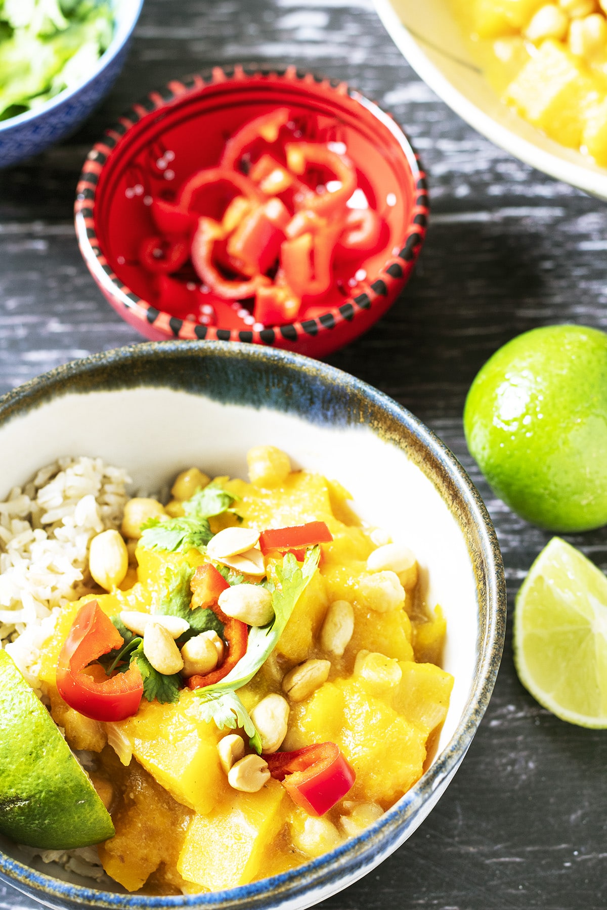 Thai butternut squash yellow curry