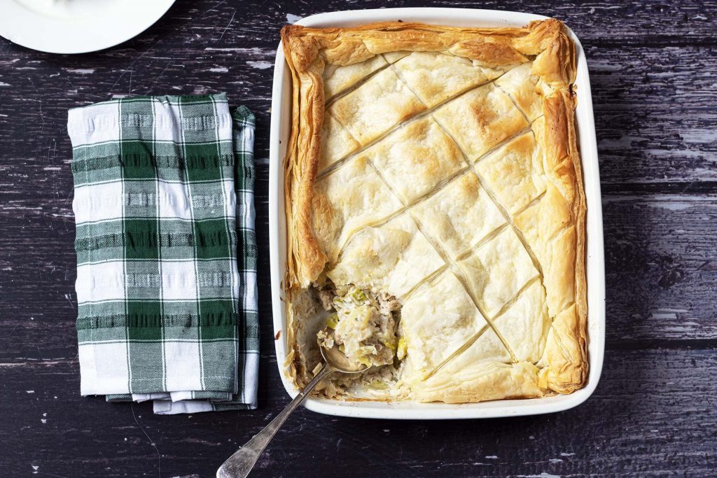 Quorn chicken and leek pie | vegan - Sneaky Veg