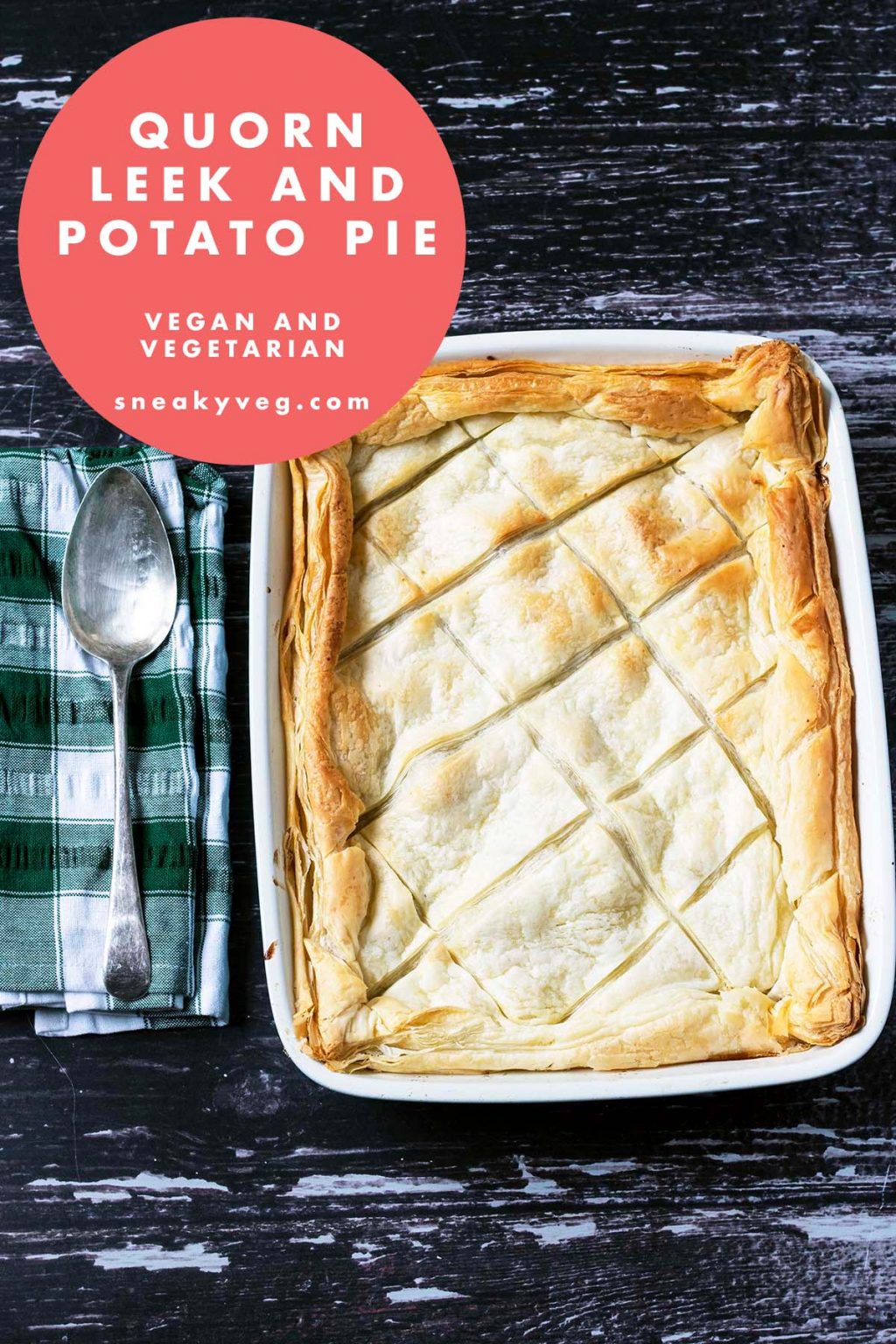 Quorn chicken and leek pie | vegan - Sneaky Veg