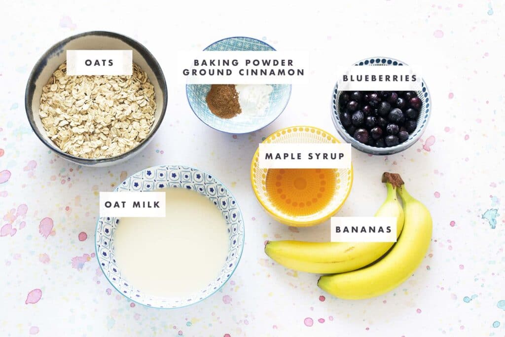 ingredients for baked oats