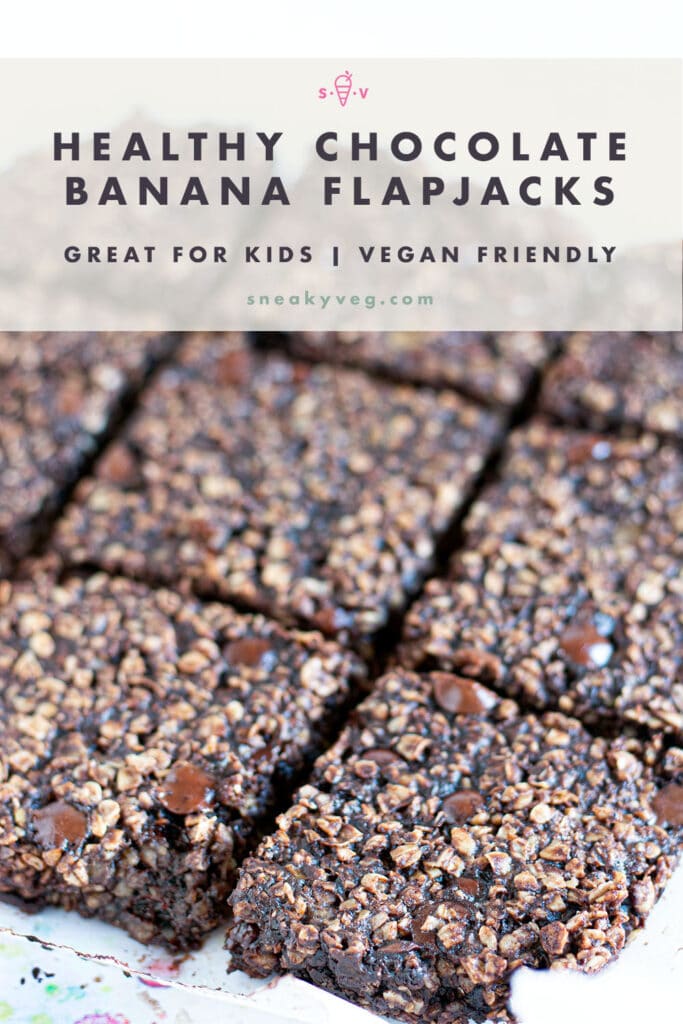 chocolate and banana flapjacks