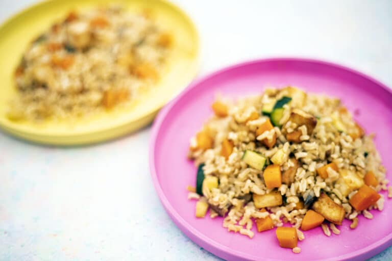 Vegetable and tofu fried rice Sneaky Veg