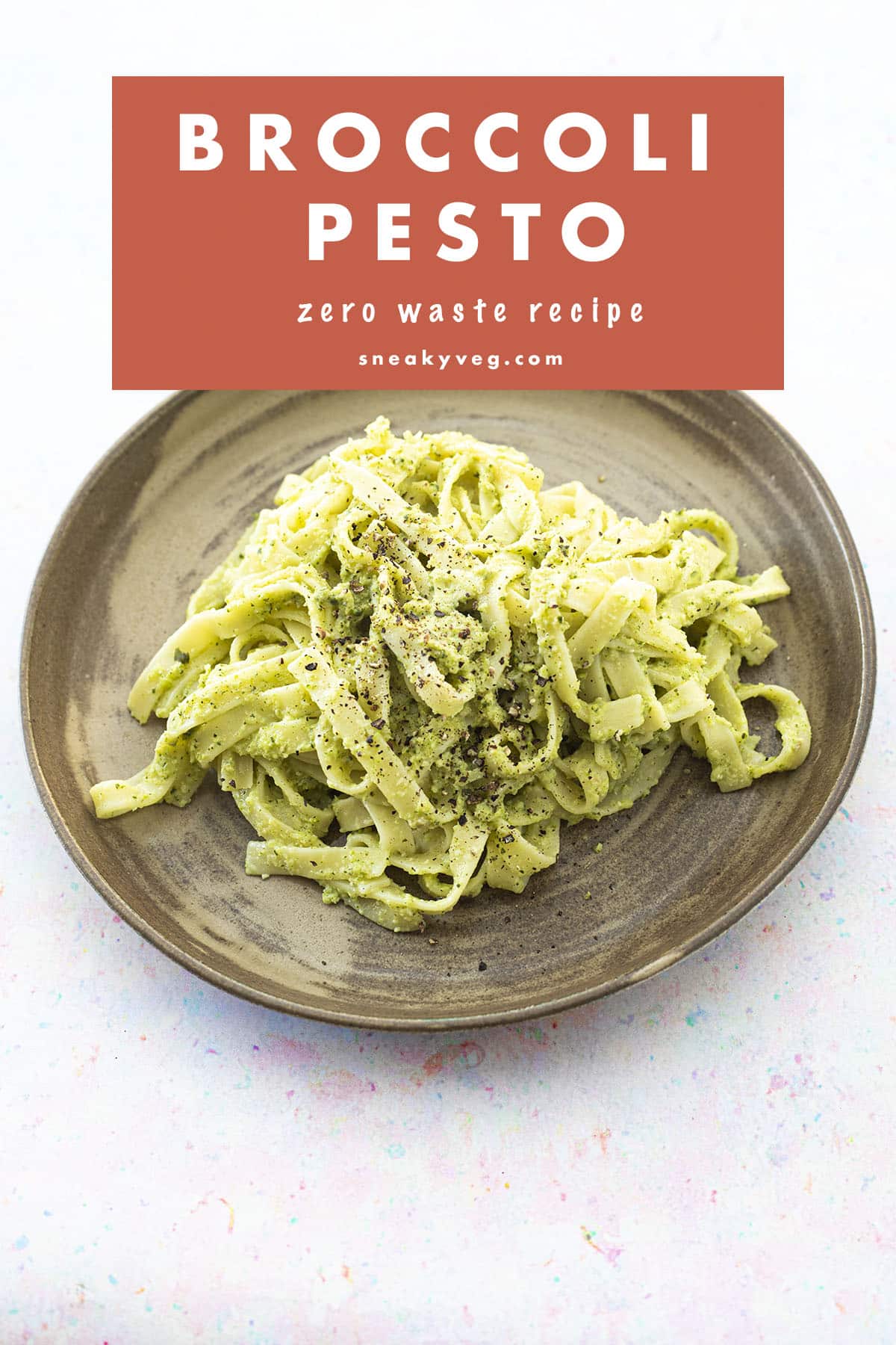 tagliatelle with broccoli pesto