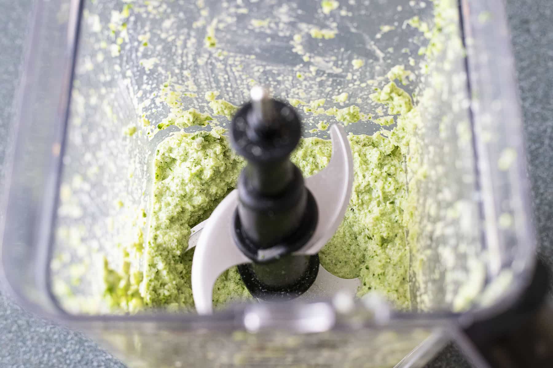 blended broccoli pesto